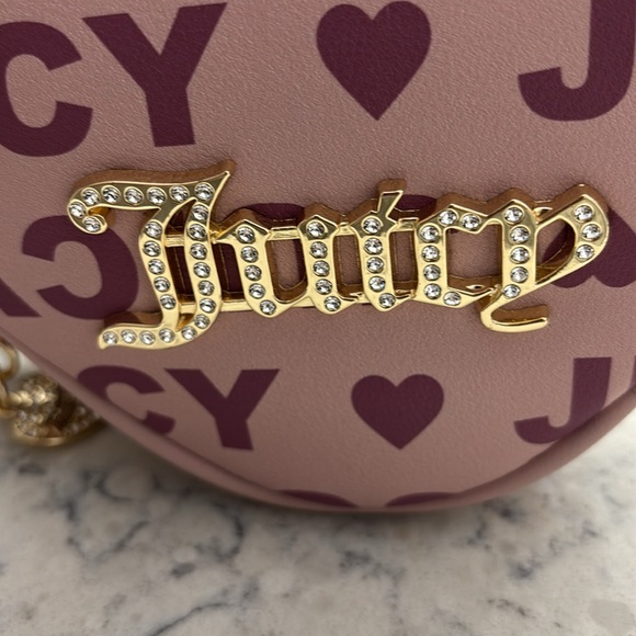 Juicy Couture Pink Heart Crossbody Bag - Picture 2 of 8